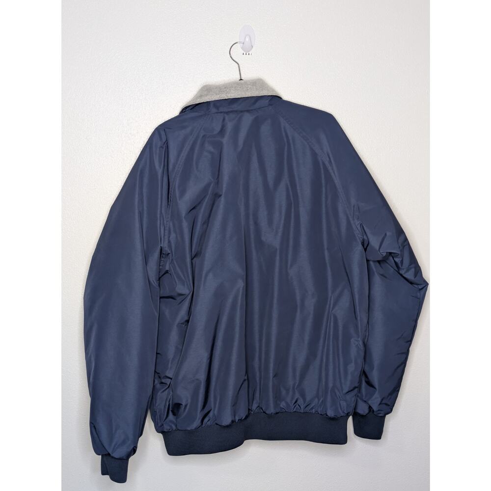 Joe's USA Mens 2XL Tall NAVY Fleece Lined Bomber Lined Jacket - Picture 6 of 8